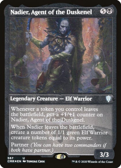 Nadier, Agent of the Duskenel (Foil Etched), Commander Legends 567
