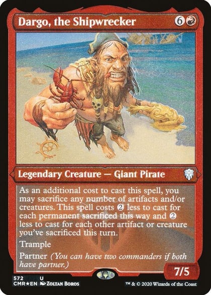 Dargo, the Shipwrecker (Foil Etched), Commander Legends 572