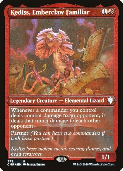 Kediss, Emberclaw Familiar (Foil Etched), Commander Legends 573