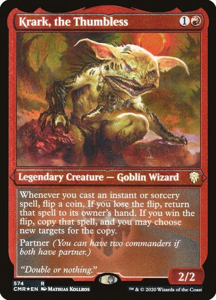 Krark, the Thumbless (Foil Etched), Commander Legends 574