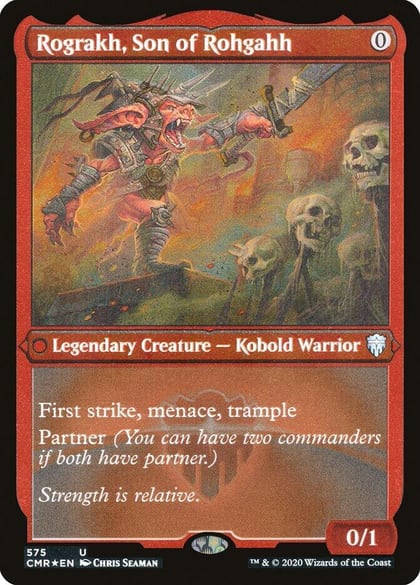 Rograkh, Son of Rohgahh (Foil Etched), Commander Legends 575