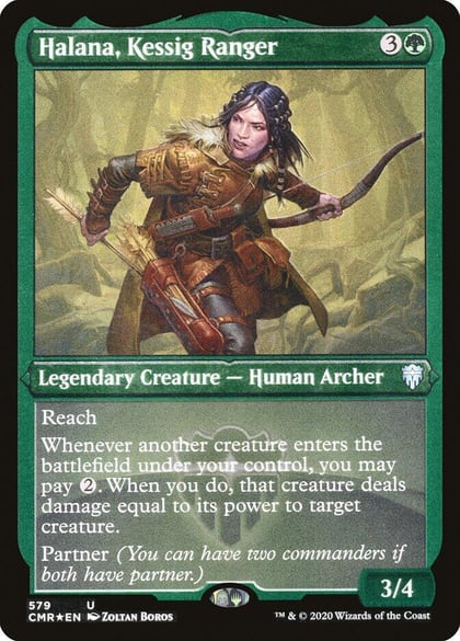 Halana, Kessig Ranger (Foil Etched), Commander Legends 579