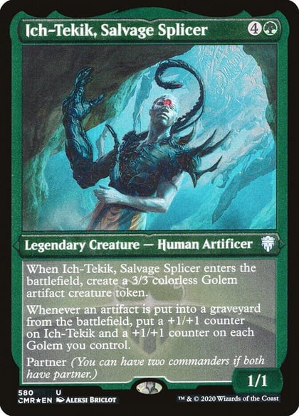 Ich-Tekik, Salvage Splicer (Foil Etched), Commander Legends 580
