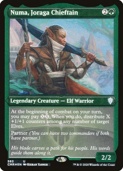 Numa, Joraga Chieftain (Foil Etched), Commander Legends 583