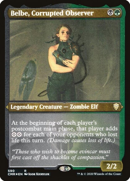Belbe, Corrupted Observer (Foil Etched), Commander Legends 590