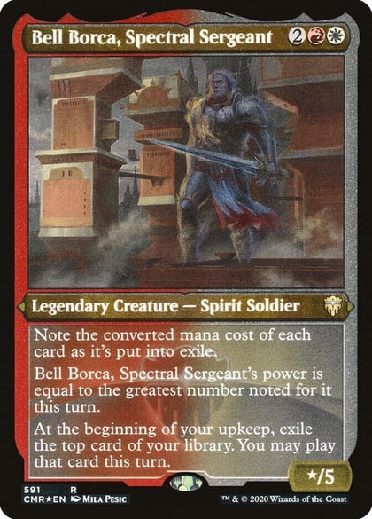 Bell Borca, Spectral Sergeant (Foil Etched), Commander Legends 591