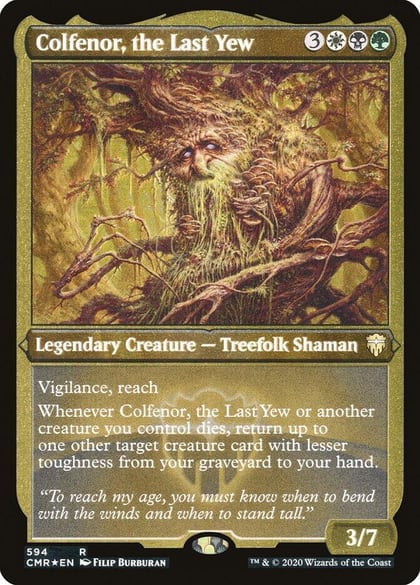 Colfenor, the Last Yew (Foil Etched), Commander Legends 594