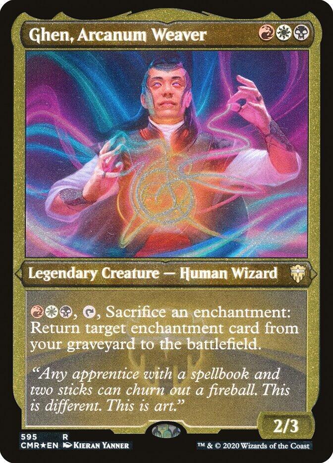 Ghen, Arcanum Weaver (Foil Etched), Commander Legends 595