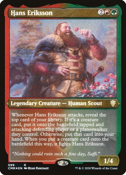 Hans Eriksson (Foil Etched), Commander Legends 599