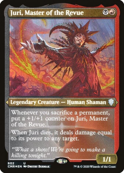 Juri, Master of the Revue (Foil Etched), Commander Legends 602