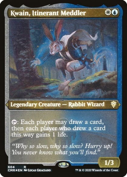 Kwain, Itinerant Meddler (Foil Etched), Commander Legends 604