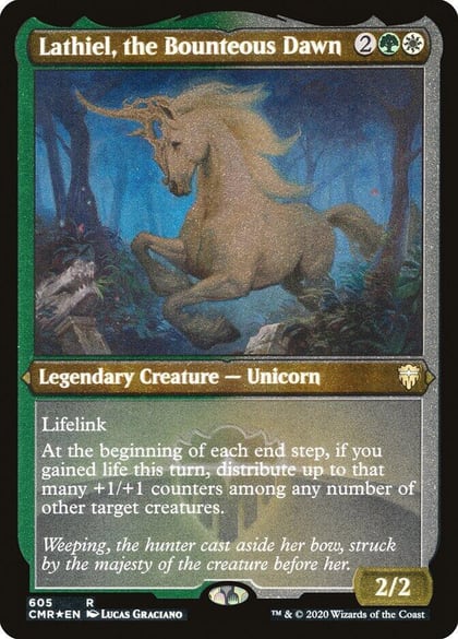 Lathiel, the Bounteous Dawn (Foil Etched), Commander Legends 605