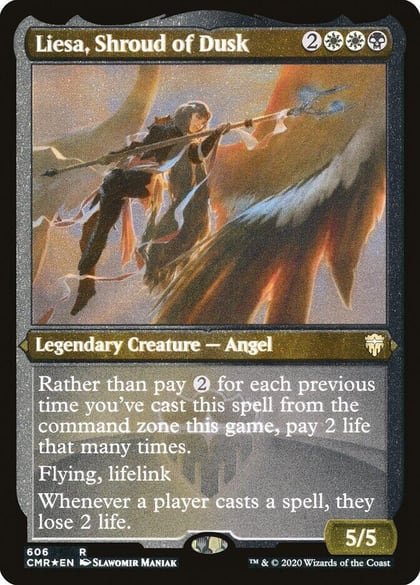 Liesa, Shroud of Dusk (Foil Etched), Commander Legends 606