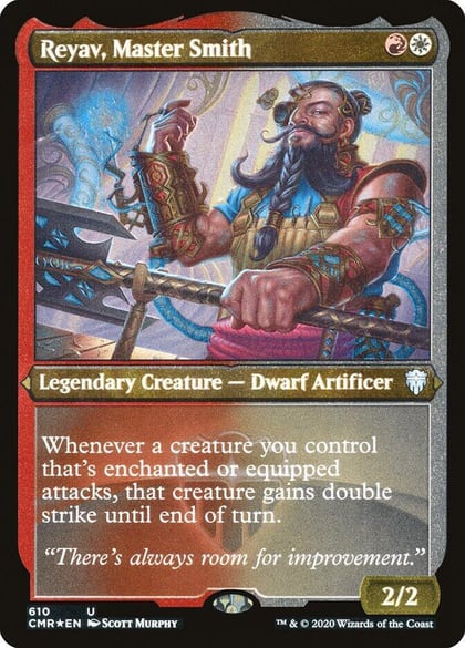 Reyav, Master Smith (Foil Etched), Commander Legends 610