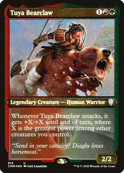Tuya Bearclaw (Foil Etched), Commander Legends 612