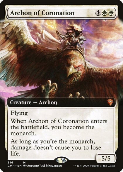Archon of Coronation (Extended Art), Commander Legends 616