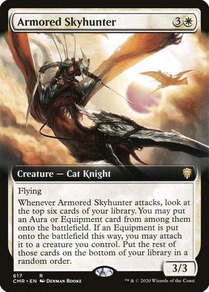 Armored Skyhunter (Extended Art), Commander Legends 617