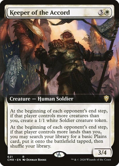 Keeper of the Accord (Extended Art), Commander Legends 621