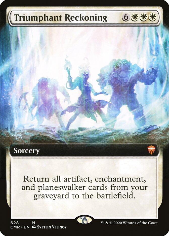 Triumphant Reckoning (Extended Art), Commander Legends 628