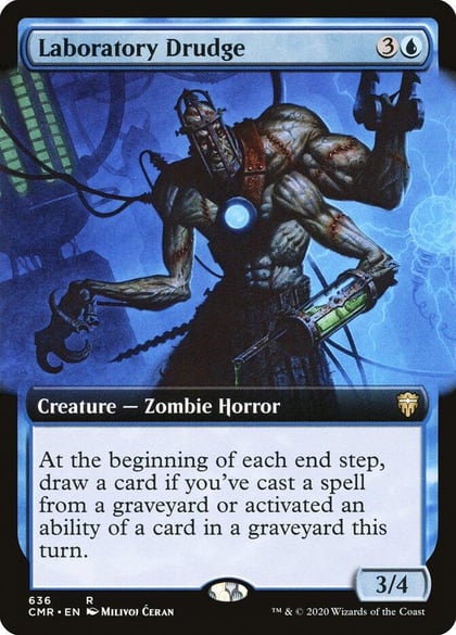 Laboratory Drudge (Extended Art), Commander Legends 636
