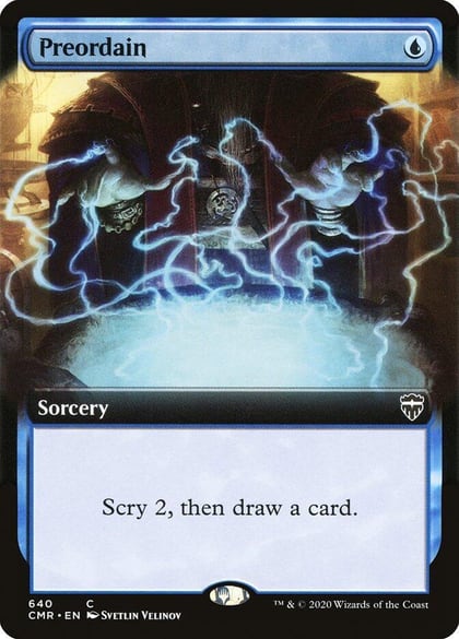 Preordain (Extended Art), Commander Legends 640