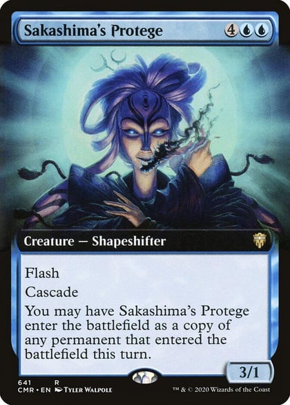 Sakashima's Protege (Extended Art), Commander Legends 641