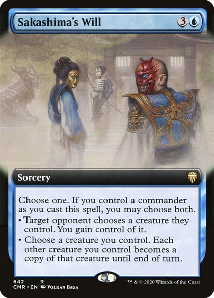 Sakashima's Will (Extended Art), Commander Legends 642