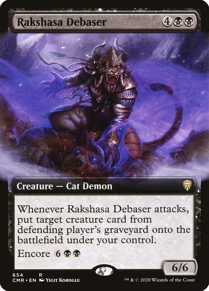 Rakshasa Debaser (Extended Art), Commander Legends 654