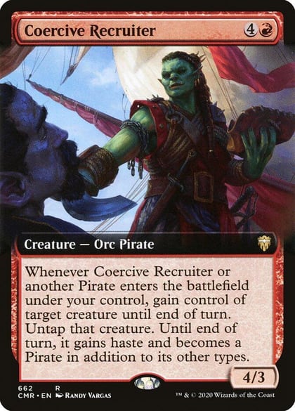 Coercive Recruiter (Extended Art), Commander Legends 662
