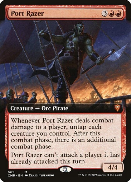 Port Razer (Extended Art), Commander Legends 669