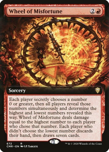 Wheel of Misfortune (Extended Art), Commander Legends 672