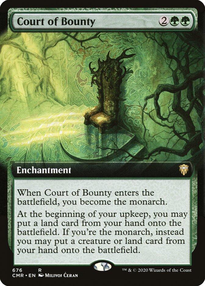 Court of Bounty (Extended Art), Commander Legends 676