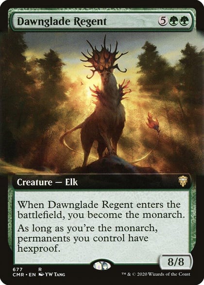 Dawnglade Regent (Extended Art), Commander Legends 677