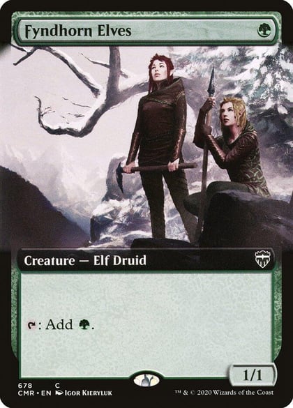 Fyndhorn Elves (Extended Art), Commander Legends 678