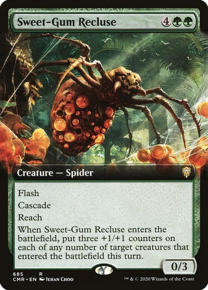 Sweet-Gum Recluse (Extended Art), Commander Legends 685