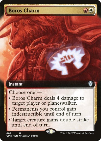 Boros Charm (Extended Art), Commander Legends 687