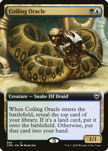 Coiling Oracle (Extended Art), Commander Legends 688