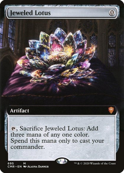Jeweled Lotus (Extended Art), Commander Legends 695