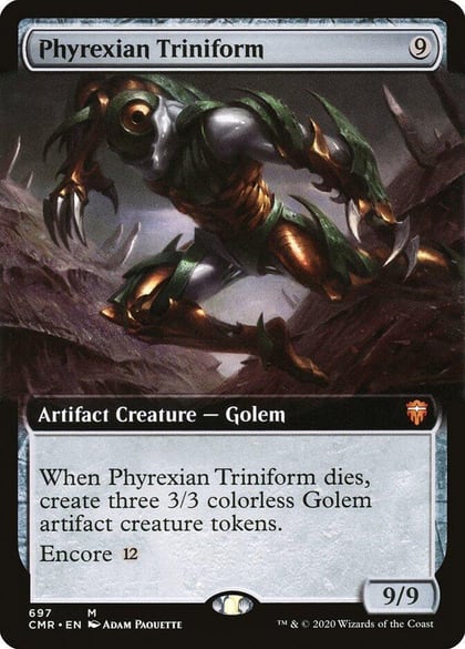 Phyrexian Triniform (Extended Art), Commander Legends 697