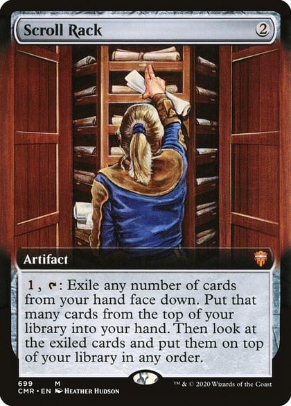 Scroll Rack (Extended Art), Commander Legends 699
