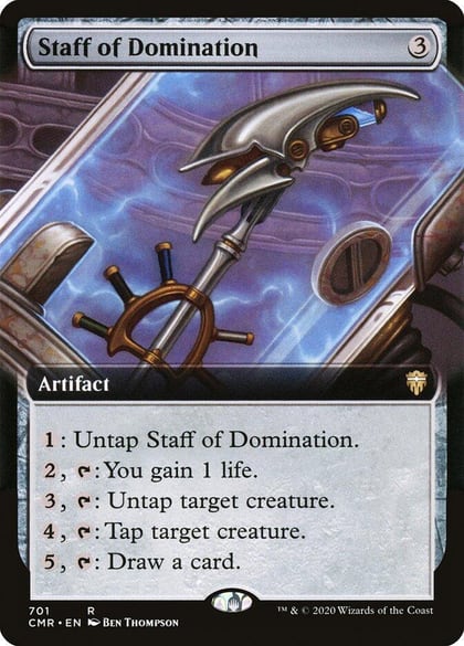 Staff of Domination (Extended Art), Commander Legends 701