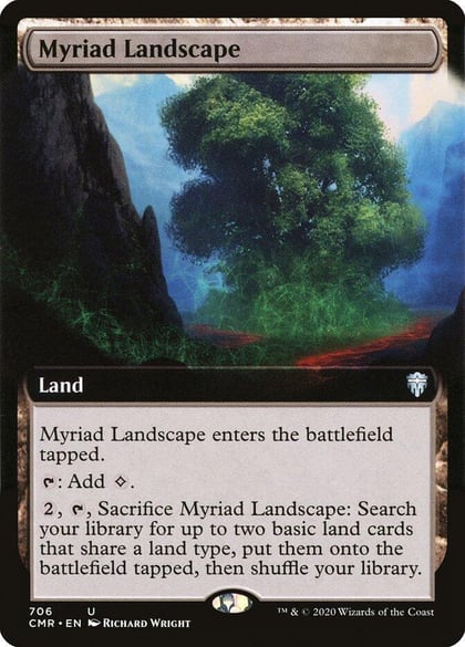 Myriad Landscape (Extended Art), Commander Legends 706
