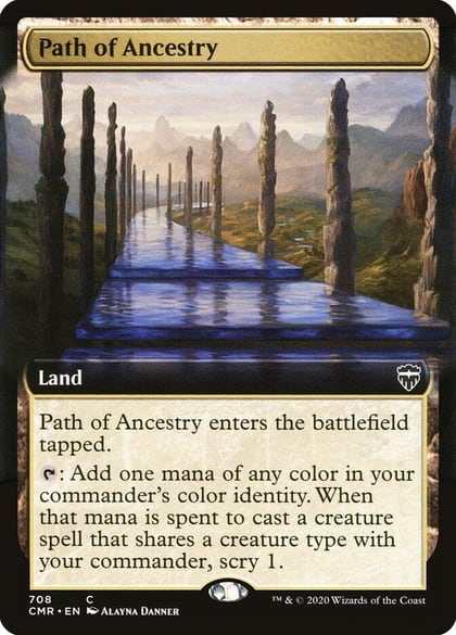 Path of Ancestry (Extended Art), Commander Legends 708