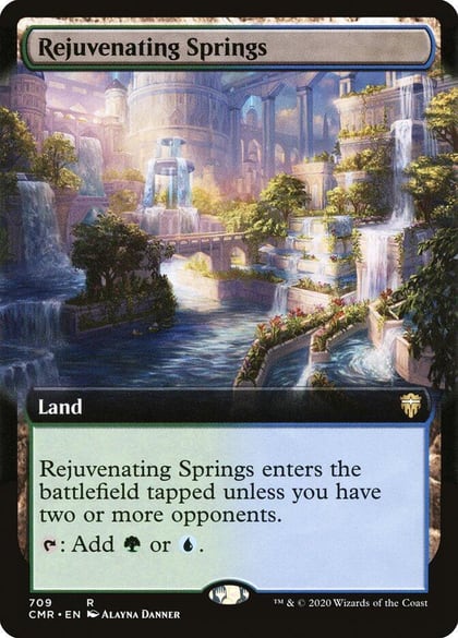 Rejuvenating Springs (Extended Art), Commander Legends 709