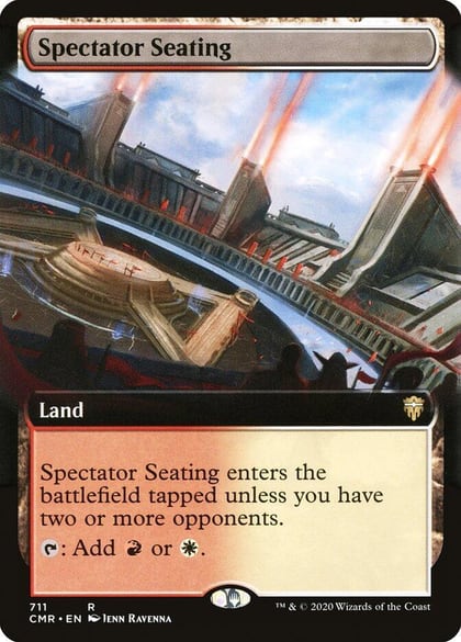 Spectator Seating (Extended Art), Commander Legends 711