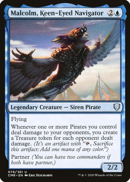 Malcolm, Keen-Eyed Navigator, Commander Legends 79