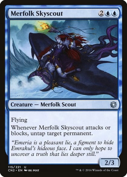Merfolk Skyscout, Conspiracy: Take the Crown 115