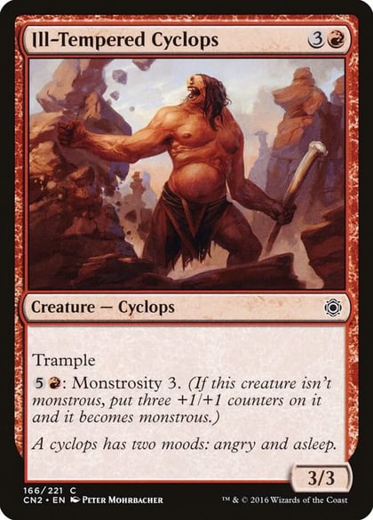 Ill-Tempered Cyclops, Conspiracy: Take the Crown 166