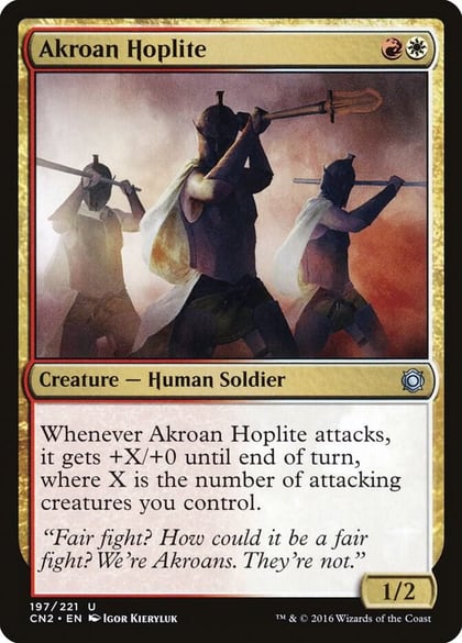 Akroan Hoplite, Conspiracy: Take the Crown 197