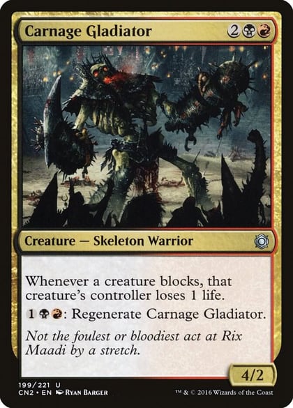 Carnage Gladiator, Conspiracy: Take the Crown 199